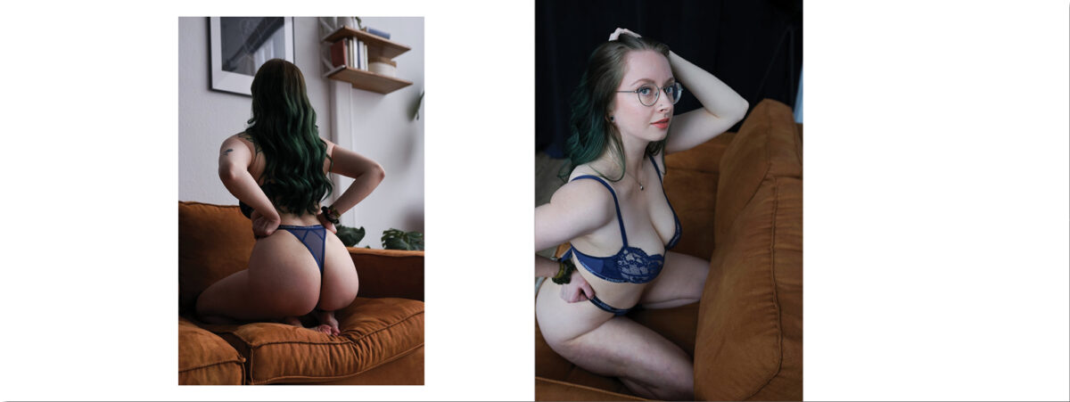 ästhetisches Boudoir Shooting in Hamburger Wohlfühl Atelier