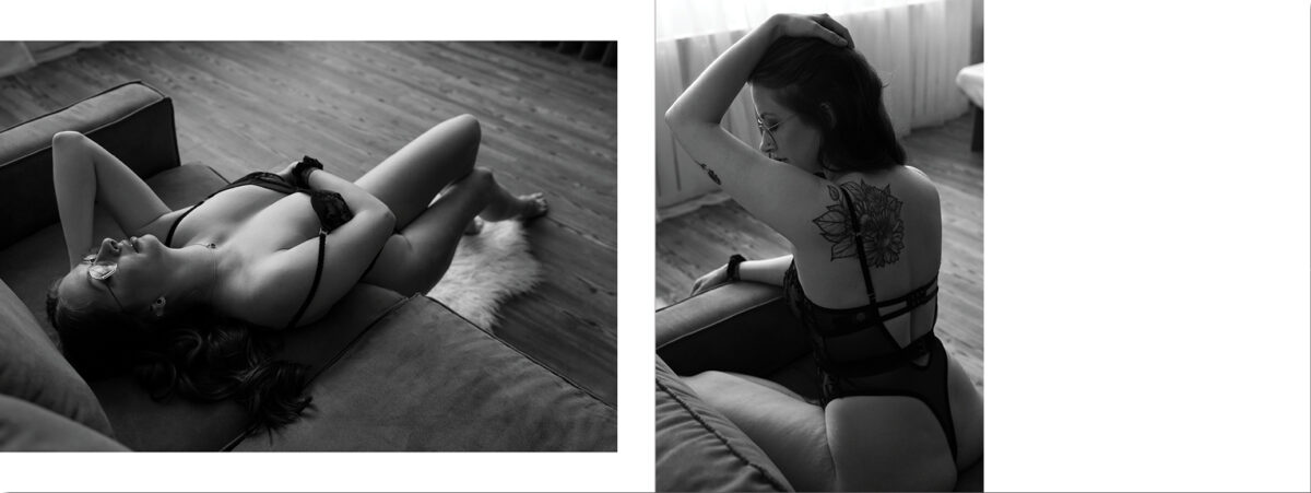 ästhetisches Boudoir Shooting in Hamburger Wohlfühl Atelier