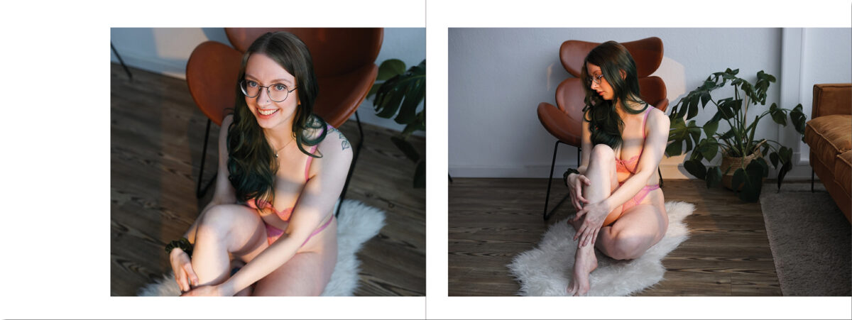 ästhetisches Boudoir Shooting in Hamburger Wohlfühl Atelier